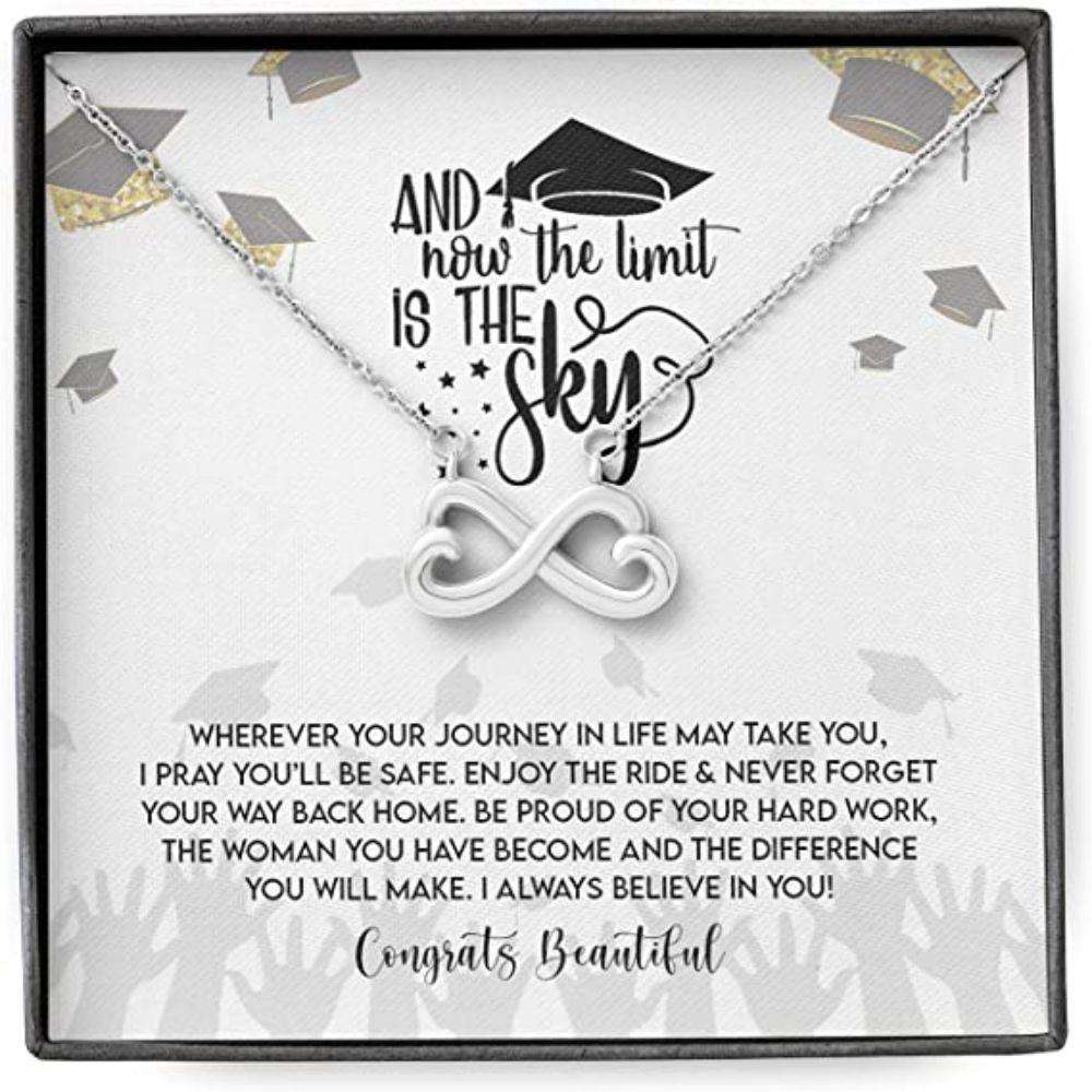 Daughter Necklace, Inspirational Graduation Gift Necklace For Her Girls Senior 2024 , Masters Degree Phd Dughter's Day Rakva