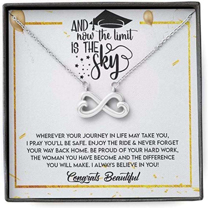 Daughter Necklace, Inspirational Graduation Gift Necklace For Her Girls Senior 2024 , Masters Degree Phd Dughter's Day Rakva