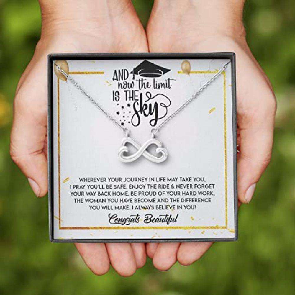 Daughter Necklace, Inspirational Graduation Gift Necklace For Her Girls Senior 2024 , Masters Degree Phd Dughter's Day Rakva