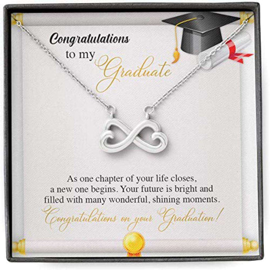 Daughter Necklace, Inspirational Graduation Gift Necklace For Her Girls Senior 2024 , Masters Degree Phd Dughter's Day Rakva