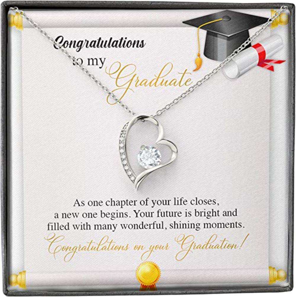 Daughter Necklace, Inspirational Graduation Gift Necklace For Her Girls Senior 2024 , Masters Degree Phd Dughter's Day Rakva