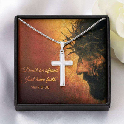 Daughter Necklace, Jesus Christian Don?T Be Afraid Just Have Faith Necklace, Christian Gifts For Women, First Communion Gift Dughter's Day Rakva