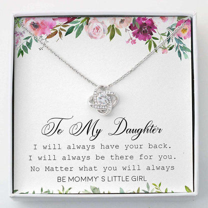 Daughter Necklace, Love Knot Necklace My Daughter Necklace Gifts For Daughter Dughter's Day Rakva