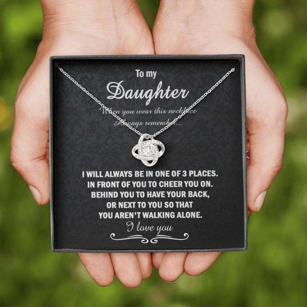 Daughter Necklace, Meaningful Gift Necklace For Daughter, Daughter Gift From Mom/Dad, Promise Necklace, Christmas Necklace For Her Dughter's Day Rakva