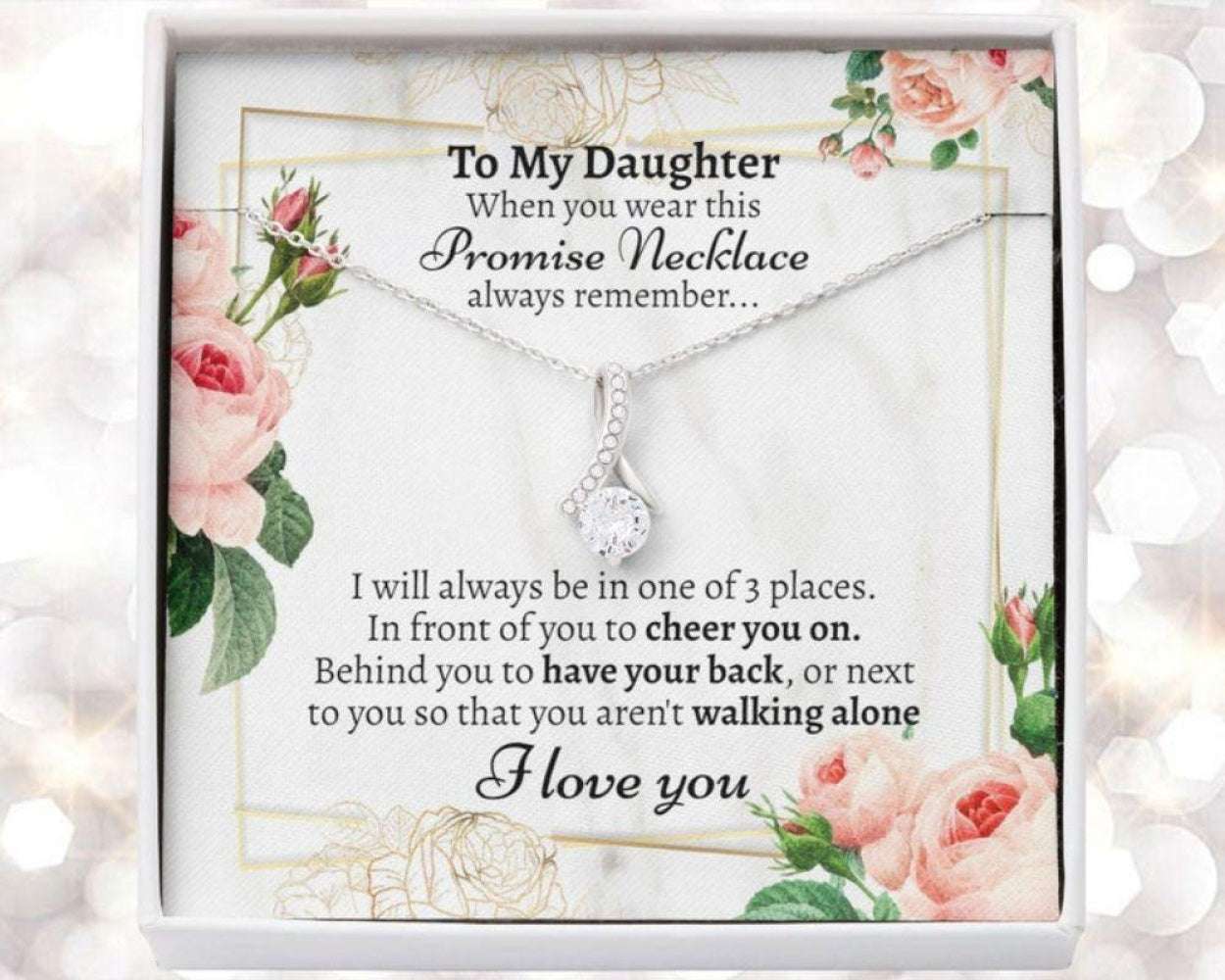 Daughter Necklace, Meaningful Necklace For Daughter, Gift For Daughter From Mom, Sentimental Dughter's Day Rakva