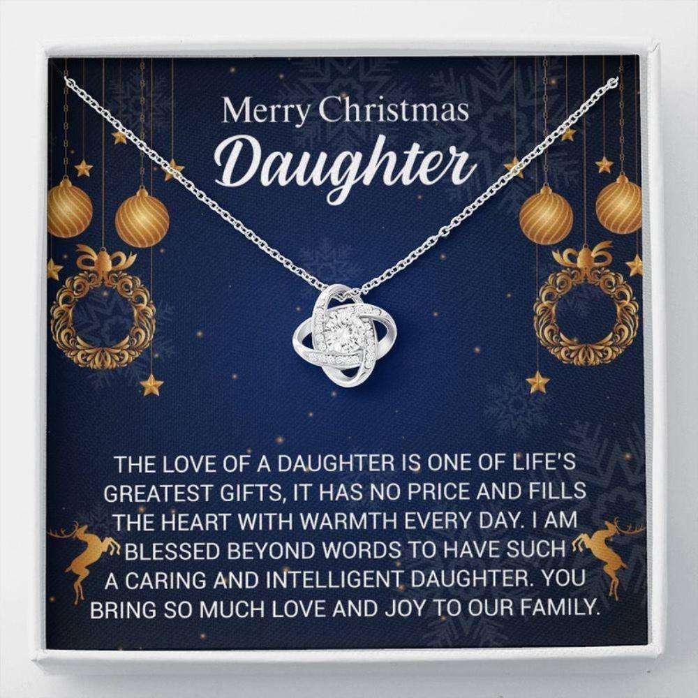 Daughter Necklace, Merry Christmas Gift For Daughter “ Daughter Love Gift “ Pretty Necklace “ Sweet Christmas Gift Dughter's Day Rakva