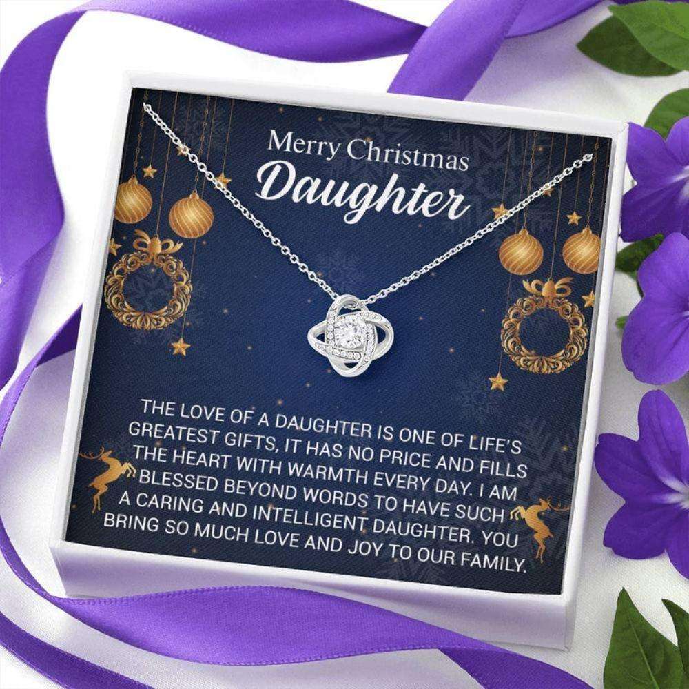 Daughter Necklace, Merry Christmas Gift For Daughter “ Daughter Love Gift “ Pretty Necklace “ Sweet Christmas Gift Dughter's Day Rakva