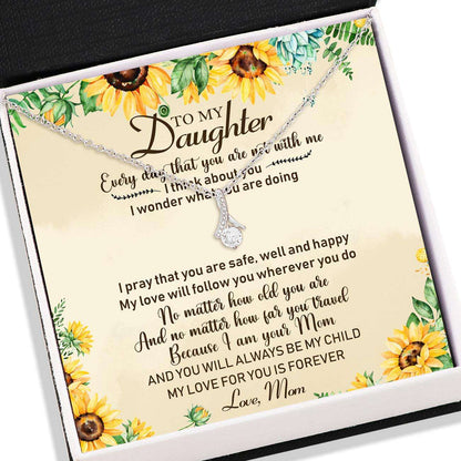 Daughter Necklace, Mom To Daughter, Always Be My Child Necklace Card “ Alluring Beauty Necklace For Daughter Gifts Dughter's Day Rakva