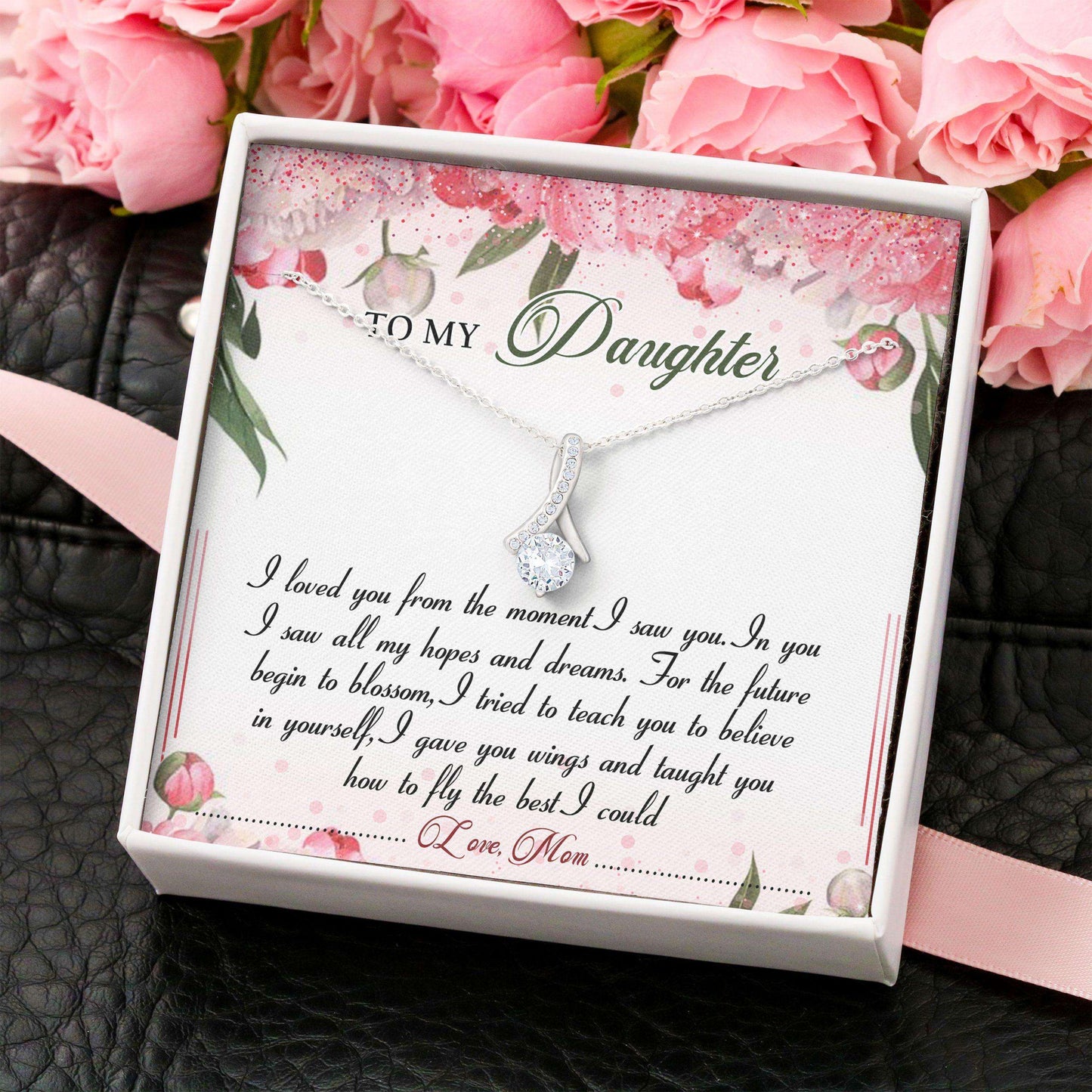 Daughter Necklace Mom To Daughter Gift “ Alluring Beauty Dughter's Day Rakva