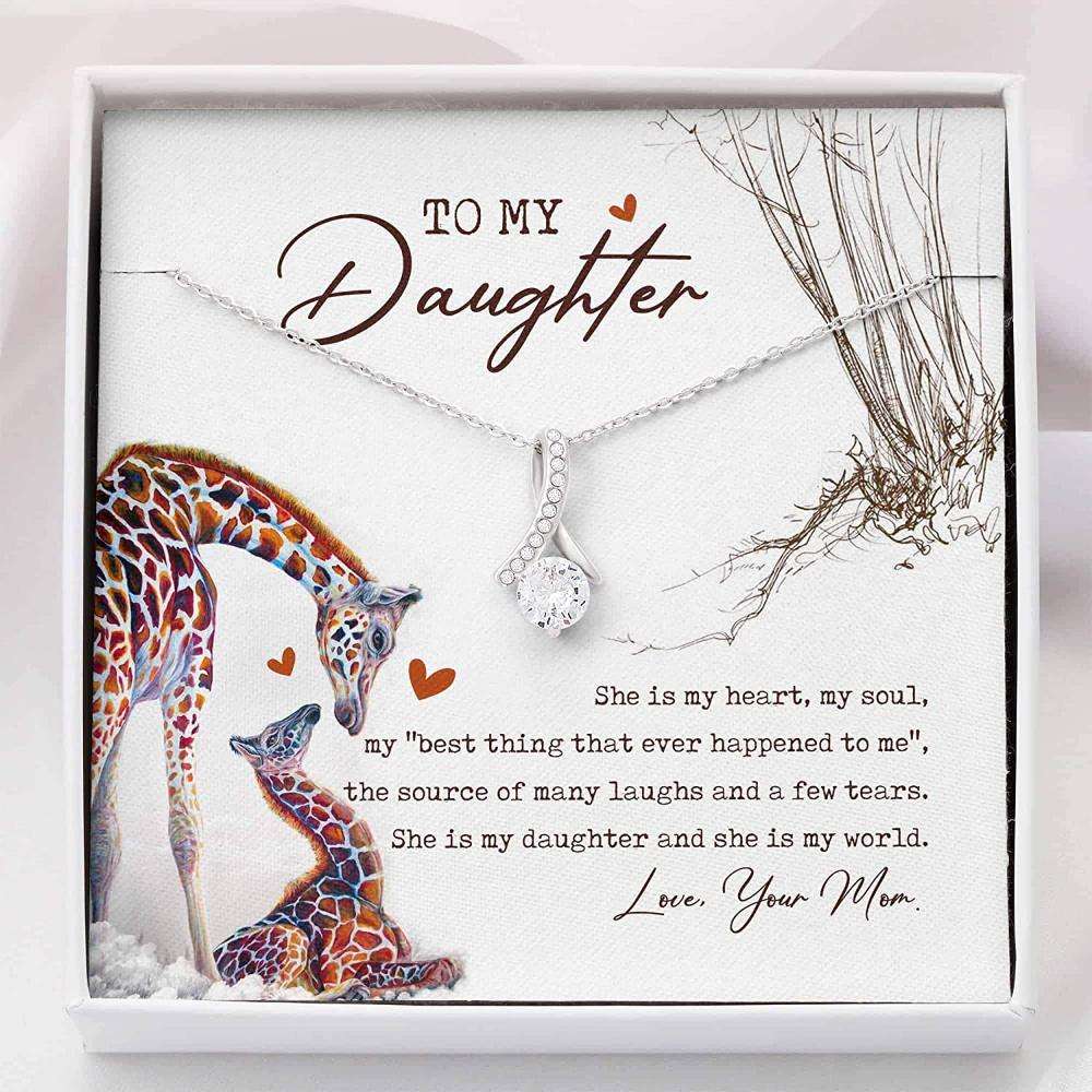 Daughter Necklace, Mom To Daughter Gift “ Necklace For Daughter From Mom Dughter's Day Rakva