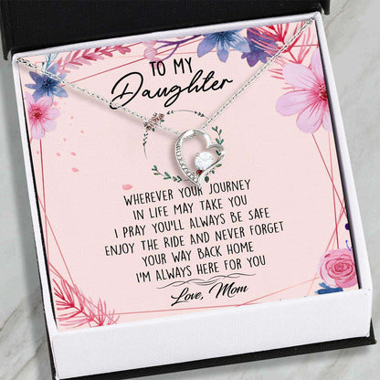 Daughter Necklace, Mom To Daughter Necklace “ Forever Love Necklace “ Jewelry For Daughter, Daughter Gift V1 Dughter's Day Rakva