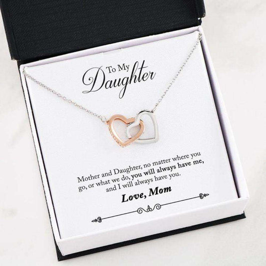 Daughter Necklace, Mom To Daughter Necklace Gift � You Will Always Have Me” Dughter's Day Rakva