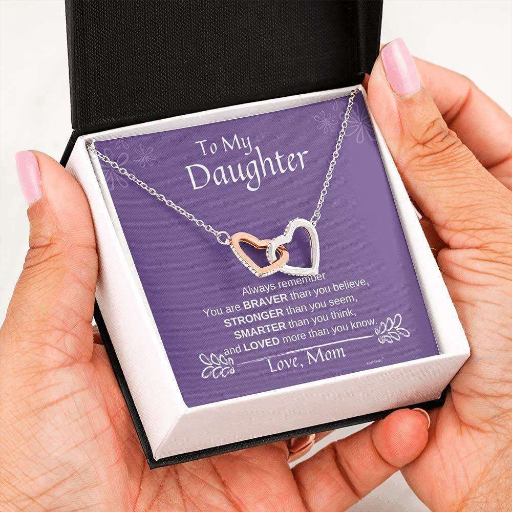 Daughter Necklace, Mother Daughter Necklace “ Birthday Gifts For Daughter From Mom Dughter's Day Rakva