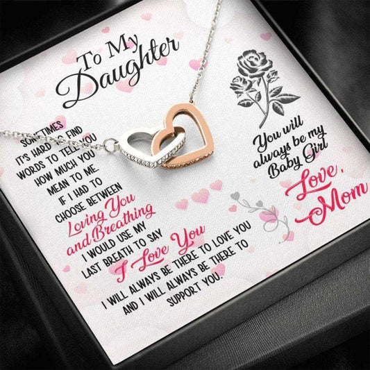 Daughter Necklace, Mother Daughter Necklace, Daughter Gift From Mom, To My Daughter Dughter's Day Rakva