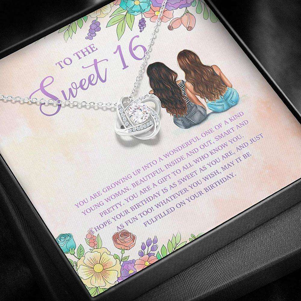 Daughter Necklace, Mother/ Daughter Necklace From Dad, Sweet 16 Wish Fulfill Grown Up Dughter's Day Rakva