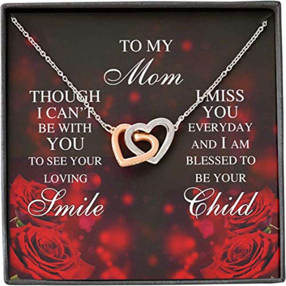 Daughter Necklace, Mother Daughter / Son Necklace, Presents For Mom Gifts, Miss Bless Rose Gifts For Daughter Rakva