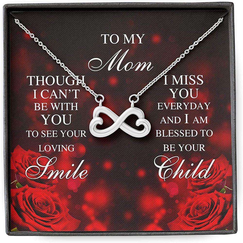 Daughter Necklace, Mother Daughter / Son Necklace, Presents For Mom Gifts, Miss Bless Rose Gifts For Daughter Rakva