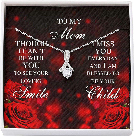 Daughter Necklace, Mother Daughter / Son Necklace, Presents For Mom Gifts, Miss Bless Rose Necklace Gifts For Daughter Rakva