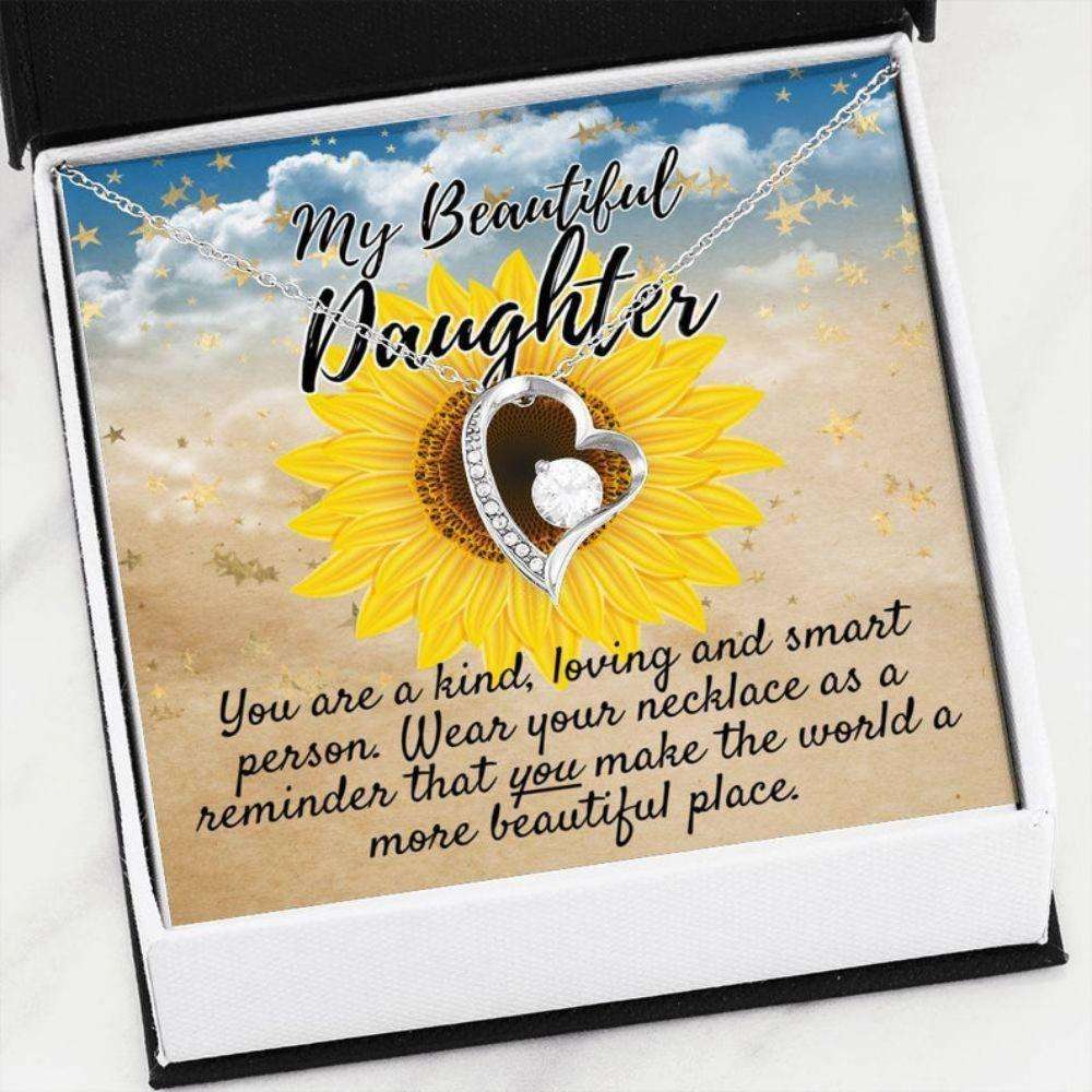 Daughter Necklace, My Beautiful Daughter Necklace, Sentimental Gifts For Daughter From Mom, Daughter Necklace, Daughter Birthday Necklace Dughter's Day Rakva