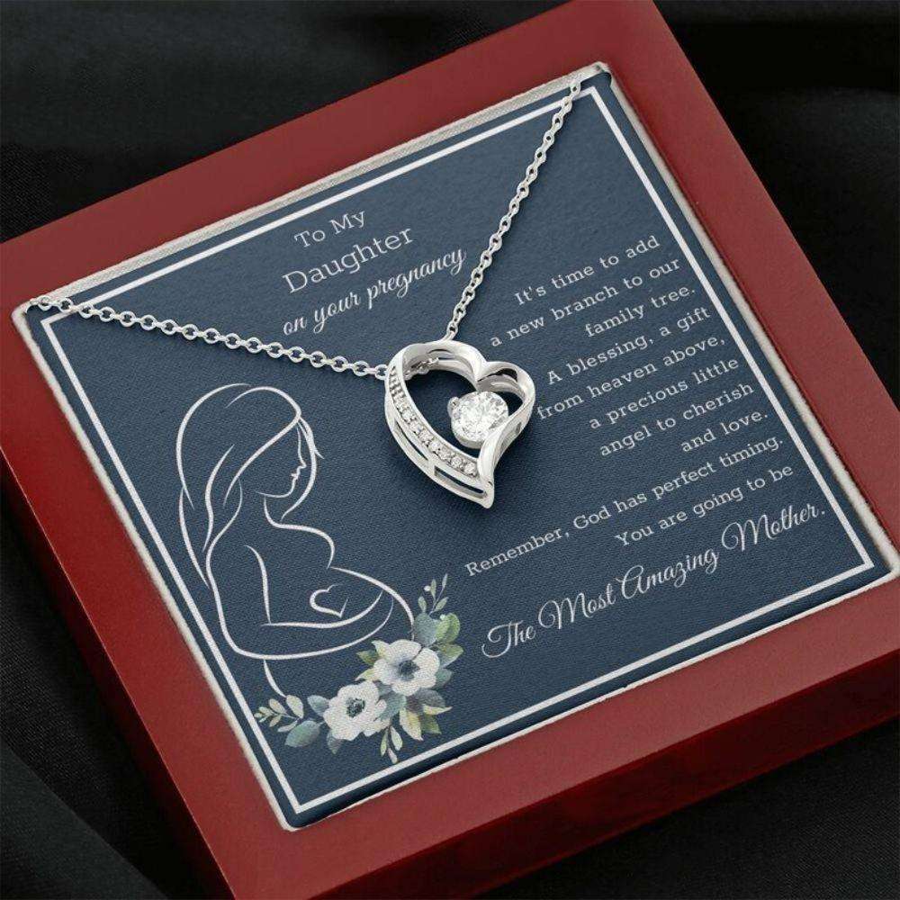 Daughter Necklace, Necklace For Pregnant Daughter, Pregnancy Gift For Daughter, Mom To Be Gift Gifts For Daughter Rakva