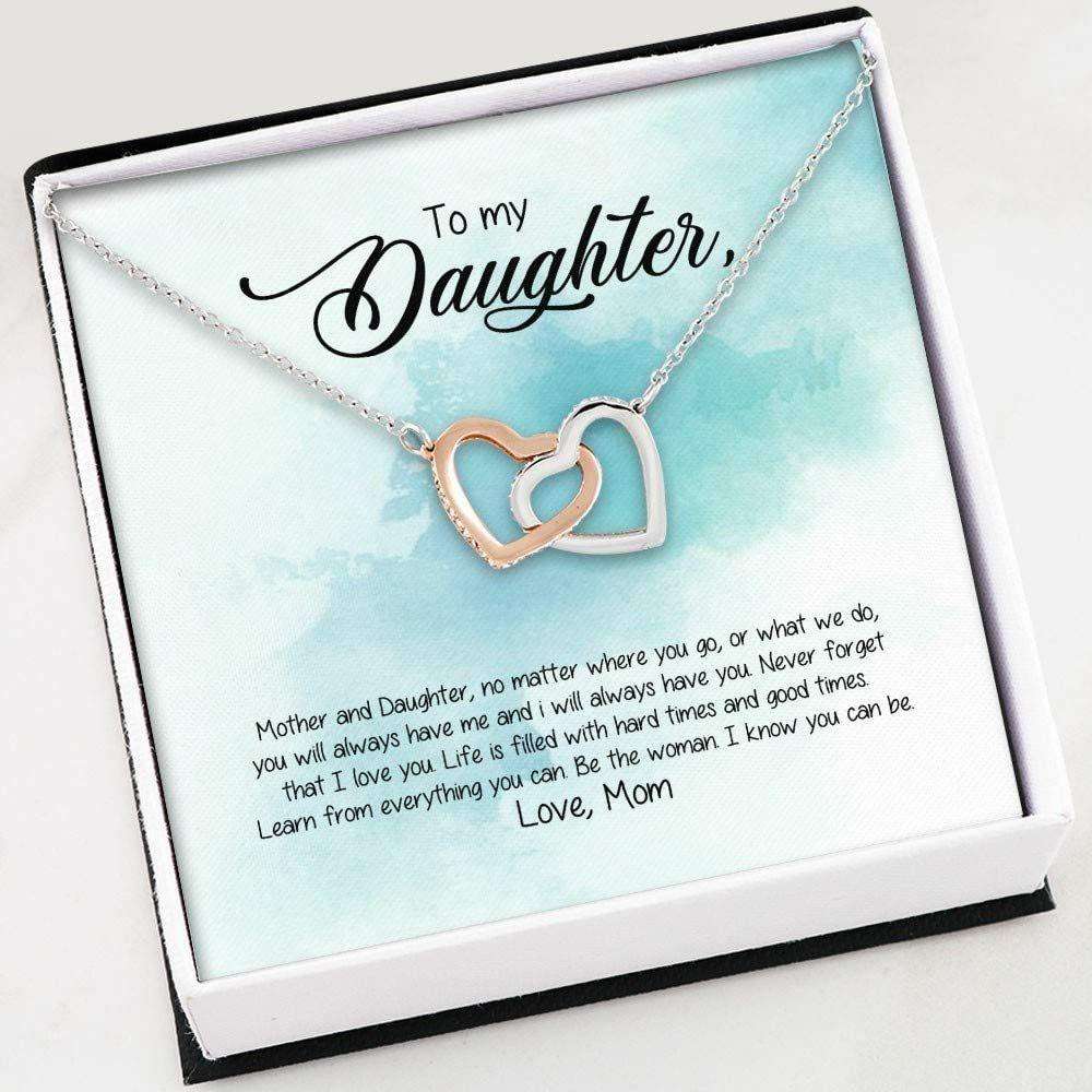 Daughter Necklace, Necklace For Women Girl “ Daughter Gift From Mom “ Mother Daughter Gift Dughter's Day Rakva