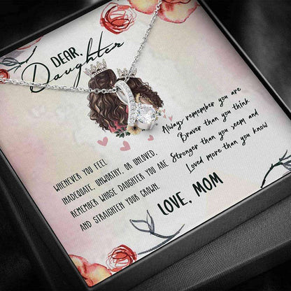 Daughter Necklace “ Necklace Gift For Daughter “ Alluring Beauty Necklace Dughter's Day Rakva