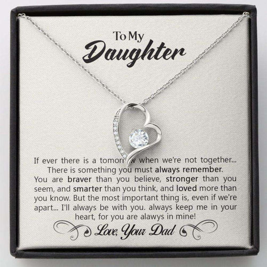 Daughter Necklace, Necklace Gift For Daughter From Dad, Daughter Father Necklace, Daughter Gift From Dad Dughter's Day Rakva