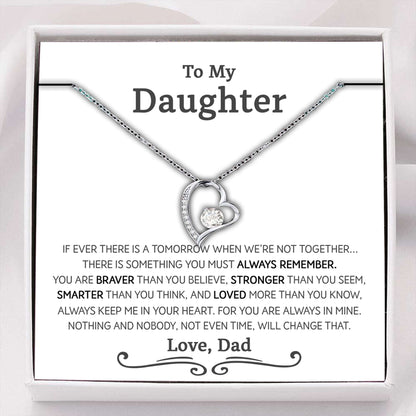 Daughter Necklace, Necklace Gift For Daughter From Dad, Daughter Father Necklace, To My Daughter Dughter's Day Rakva