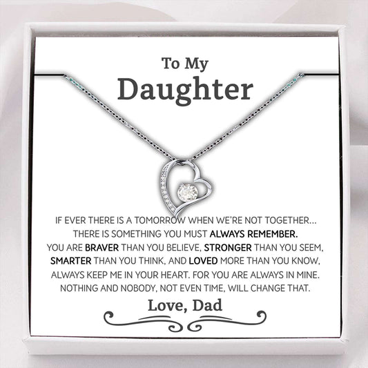 Daughter Necklace, Necklace Gift For Daughter From Dad, Daughter Father Necklace, To My Daughter Dughter's Day Rakva