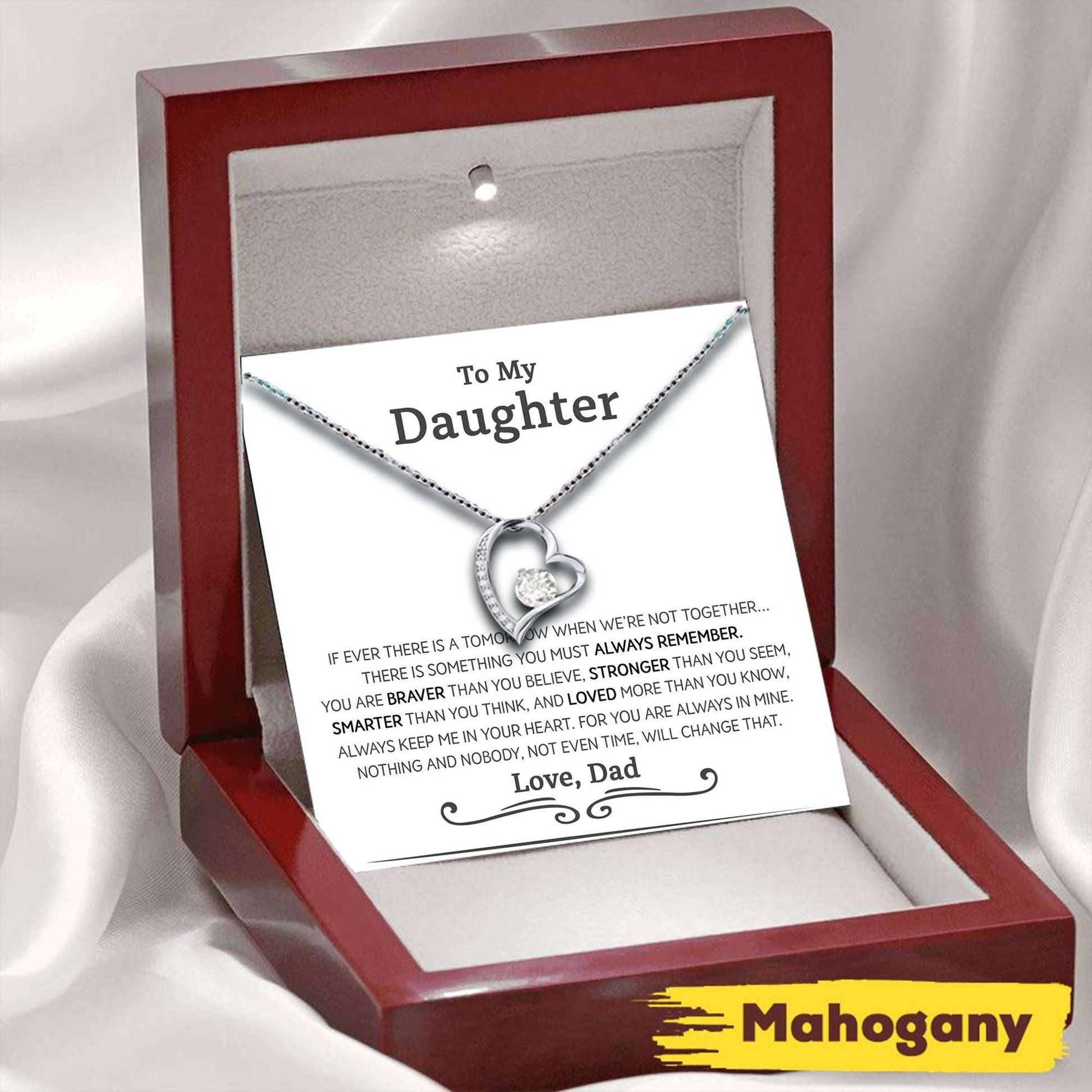 Daughter Necklace, Necklace Gift For Daughter From Dad, Daughter Father Necklace, To My Daughter Dughter's Day Rakva