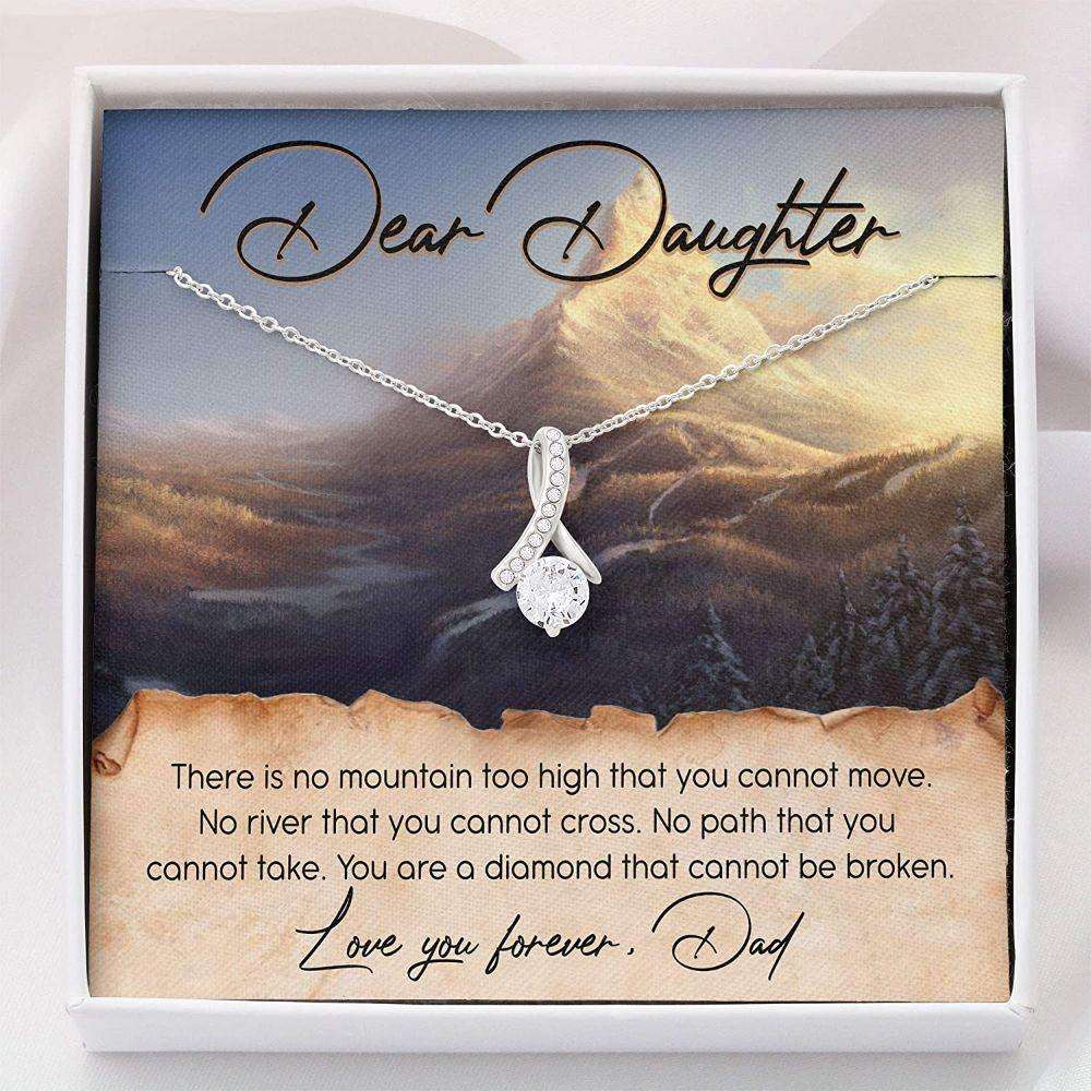 Daughter Necklace “ Necklace Gift For Daughter “ Necklace With Gift Box For Birthday Christmas Dughter's Day Rakva