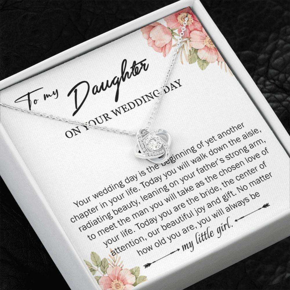 Daughter Necklace, Necklace Gift For Daughter On Wedding Day, Sentimental Bride Gift From Mom, Daughter Wedding Day Jewelry, Gift For Bride Dughter's Day Rakva