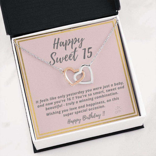 Daughter Necklace, Niece Necklace, 15Th Birthday Gift Necklace, Sweet 15 Gift Necklace, To My Granddaughter Dughter's Day Rakva