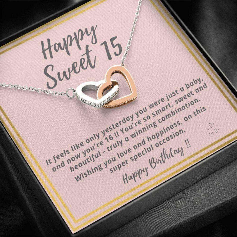 Daughter Necklace, Niece Necklace, 15Th Birthday Gift Necklace, Sweet 15 Gift Necklace, To My Granddaughter Dughter's Day Rakva