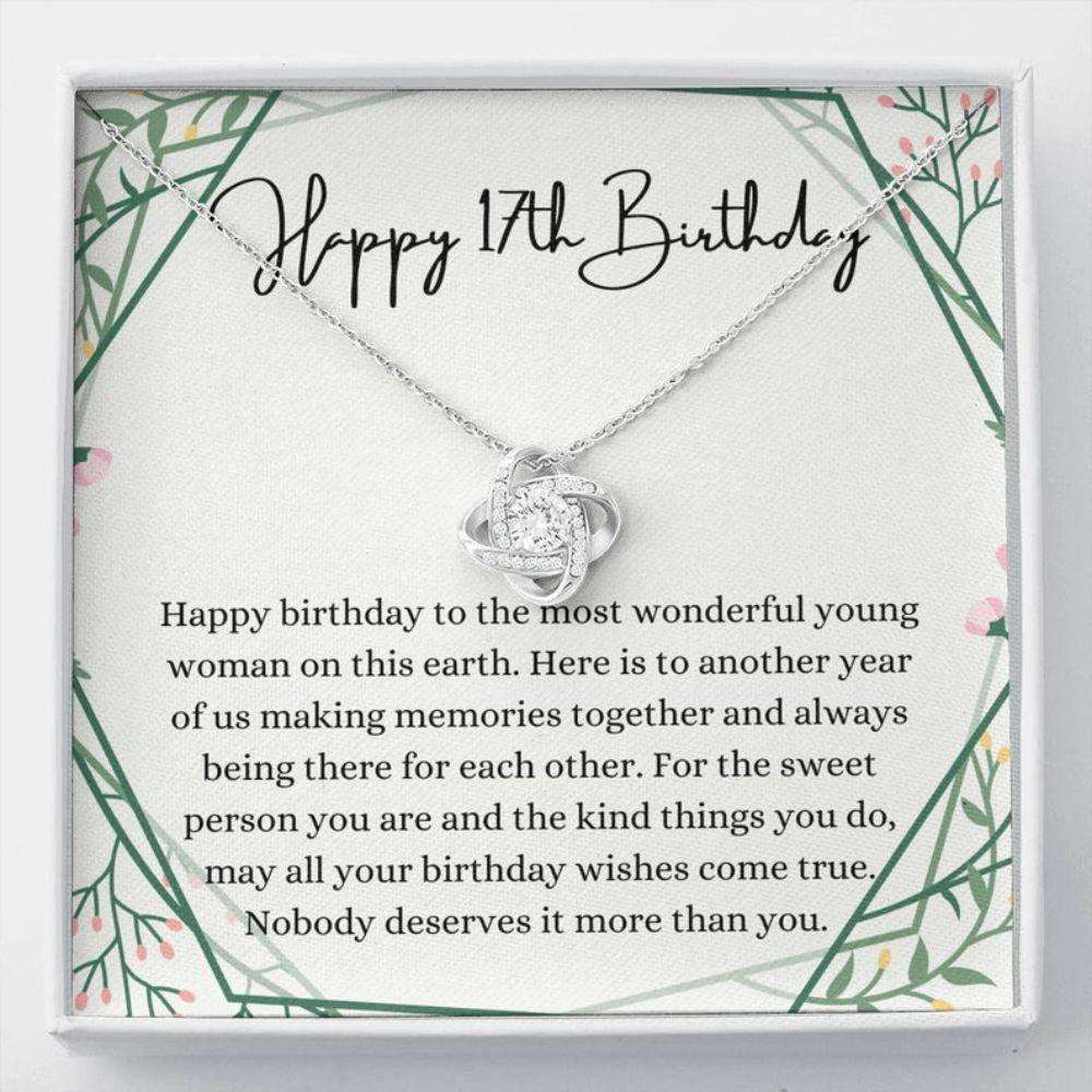 Daughter Necklace, Niece Necklace, 17Th Birthday Necklace, 17Th Birthday Gift For Her, Seventeenth Birthday Gift Dughter's Day Rakva