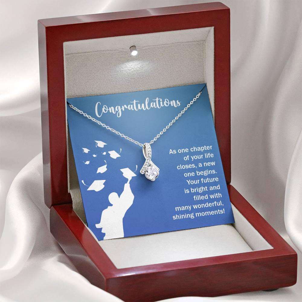 Daughter Necklace, Niece Necklace, Congratulations Graduate Alluring Beauty Necklace Dughter's Day Rakva