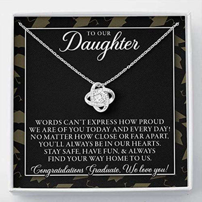 Daughter Necklace, Niece Necklace, Graduation Gift Necklace For Daughter From Parents, Class Of 2024 Senior Present Dughter's Day Rakva