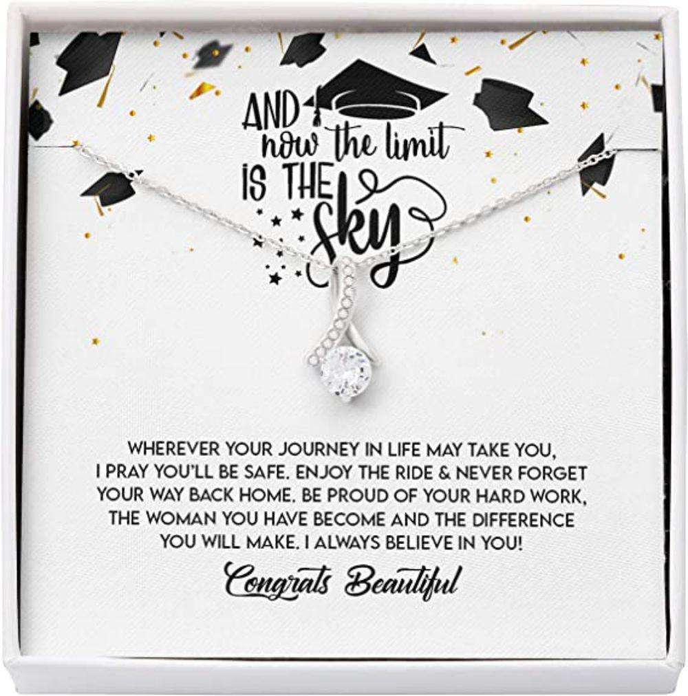 Daughter Necklace, Niece Necklace, Inspirational Graduation Gift Necklace For Her Girls Senior 2024 Dughter's Day Rakva