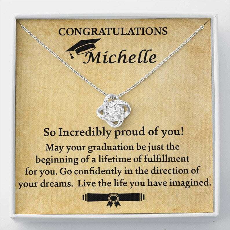 Daughter Necklace, Personalized Graduation Gift For Her 2024 , College Graduation Gift For Her, Senior Graduation, Class Of 2022 Dughter's Day Rakva