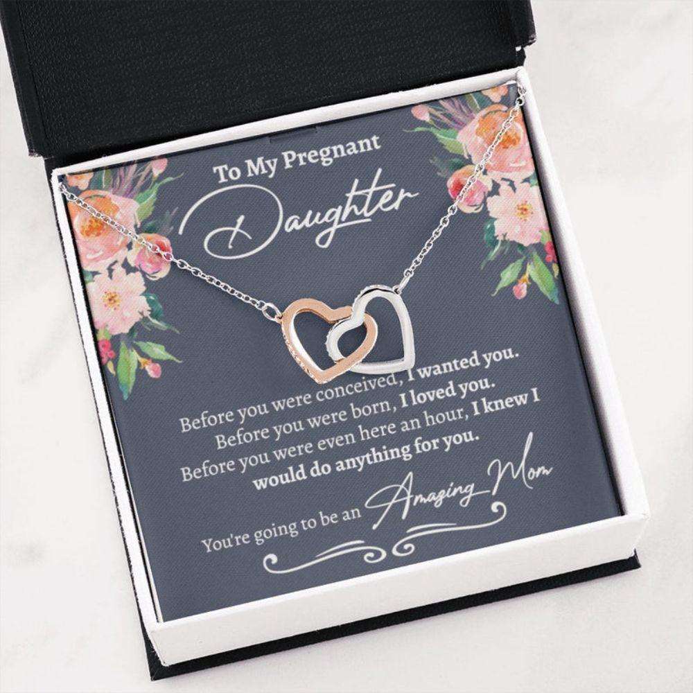 Daughter Necklace, Pregnancy Gift For Daughter “ Baby Shower Gift To Daughter Necklace Gifts For Daughter Rakva