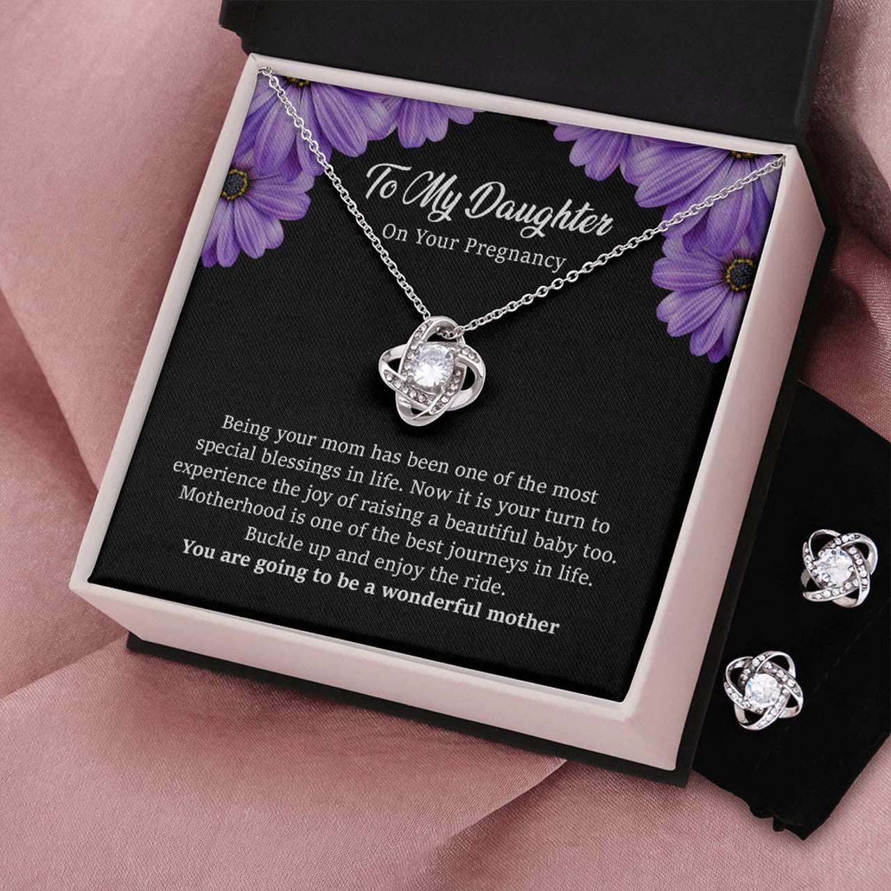 Daughter Necklace, Pregnancy Gift, Sentimental Gift For Pregnant Daughter From Mom Necklace Dughter's Day Rakva