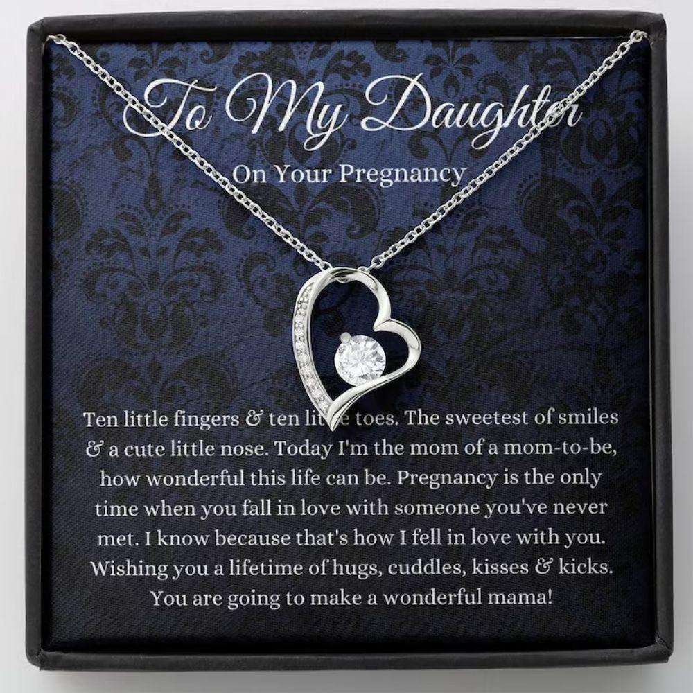 Daughter Necklace, Pregnant Daughter Gift Necklace, Gift For Mom To Be, Expecting Mom, Gift From Mom Gifts For Daughter Rakva