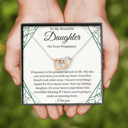 Daughter Necklace, Pregnant Daughter Gift Necklace, Gift For Mom To Be, Expecting Mom, Gift From Mom Gifts For Daughter Rakva