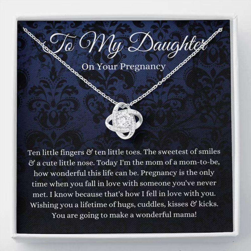 Daughter Necklace, Pregnant Daughter Gift Necklace, Gift For Mom To Be, Expecting Mom, Gift From Mom Gifts For Daughter Rakva