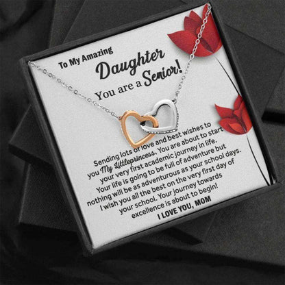 Daughter Necklace, Senior 2024 Necklace Gift For Daughter, Back To School Gift, Last First Day Of School Gift, Senior Gift Dughter's Day Rakva