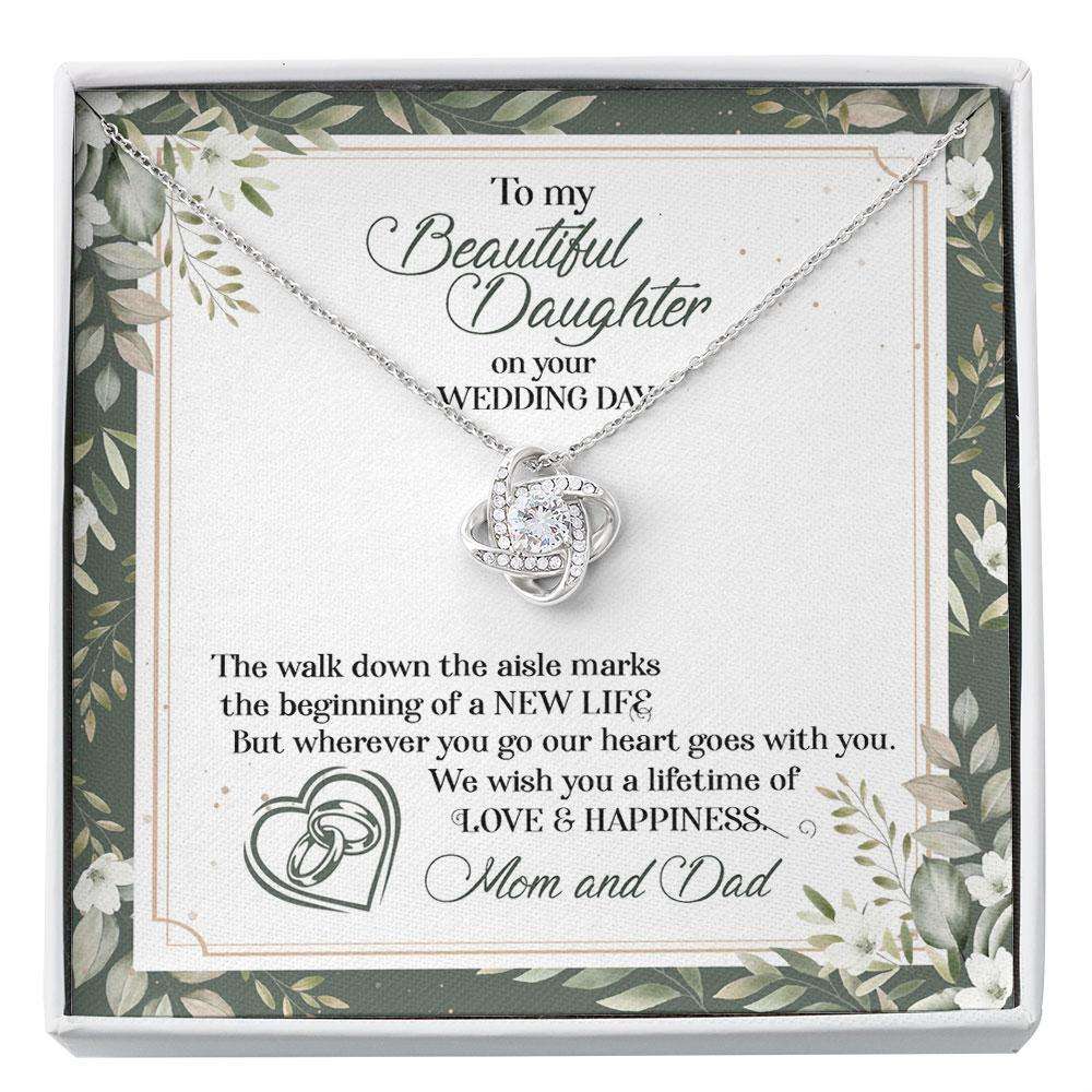 Daughter Necklace, Sentimental Wedding Gift From Parents, Gift For Daughter On Wedding Day, Wedding Gift From Parents To Daughter Dughter's Day Rakva