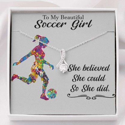 Daughter Necklace, Soccer Gifts For Girls, Soccer Necklace For Girl, Girls Soccer, Soccer Girl Necklace, Girls Soccer Gift Dughter's Day Rakva