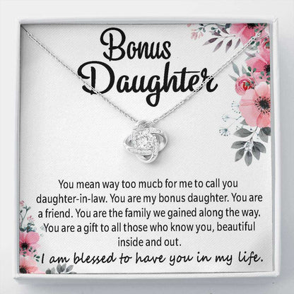 Daughter Necklace, Stepdaughter Necklace, To My Bonus Daughter Necklace, Gifts For Bonus Daughter, Daughter In Lawm Stepdaughter Gifts For Daughter Rakva