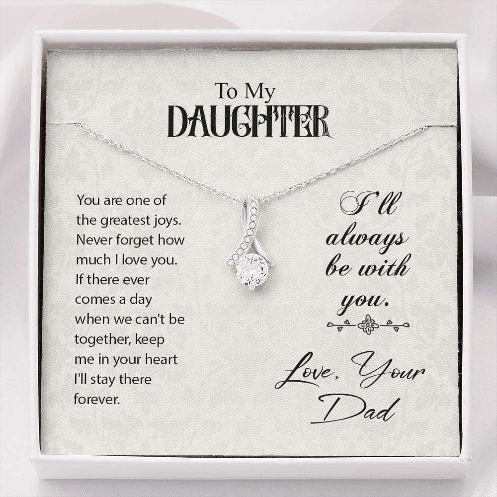 Daughter Necklace, Stepdaughter Necklace, To My Daughter Necklace Gift “ Gift For Daughter From Mom Dughter's Day Rakva