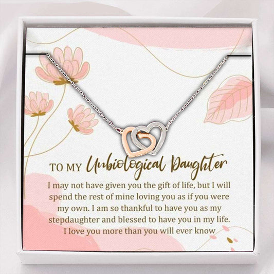 Daughter Necklace, Stepdaughter Necklace, Unbiological Daughter Necklace “ Step Daughter Gift Bonus Daughter Gift Dughter's Day Rakva